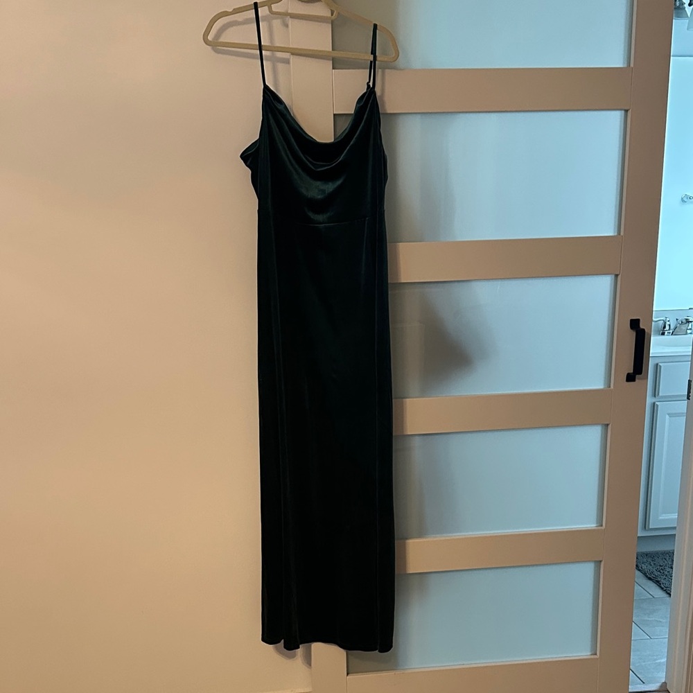 Birdy Grey Strapless Dark Green Dress